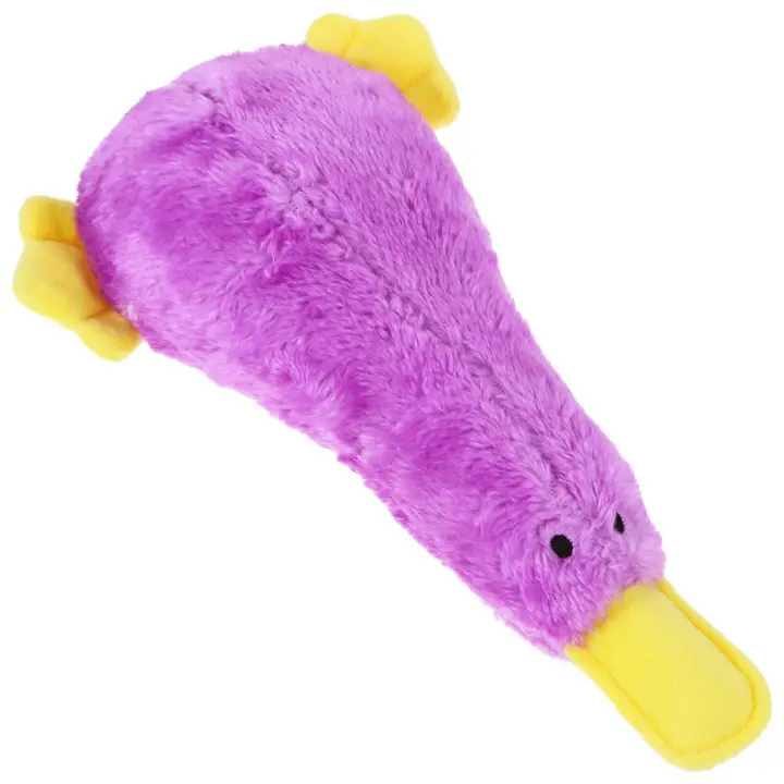 Juguete chirriante para perros, juguete de peluche con forma de pájaro relleno, juguete para limpiar los dientes - 1