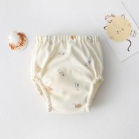 Ins dibujos animados bebé dejar pañal pantalones de entrenamiento pañal de gasa de algodón puro pantalones de aprendizaje pañal impermeable - details 3