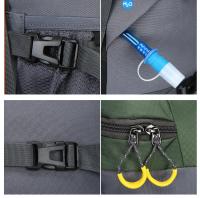 Bolsa de viaje para montañismo al aire libre, diseño reflectante nocturno, nailon, impermeable, resistente al desgaste - details 16