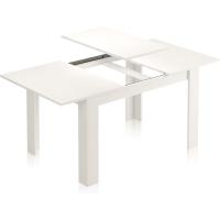 Mesa de Comedor Extensible Diseño Rectangular Danna Acabado en Blanco Artik y Roble Canadian - details 28