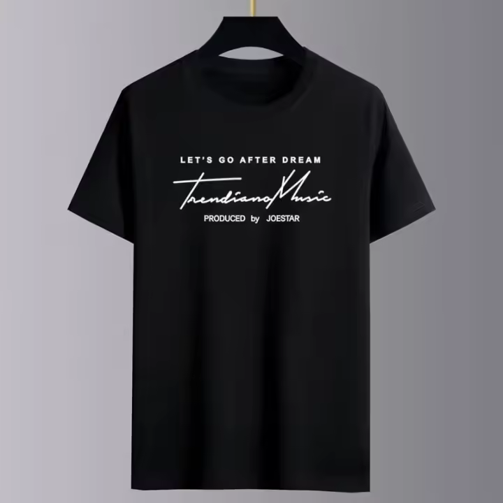 Camiseta hombre discoteca logo ruta del bacalao en impresión dtf de máxima calidad y durabilidad - 1