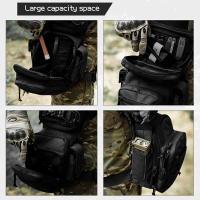 Bolsa de Cintura Táctica 1000D para Deportes al Aire Libre Bolsa de Viaje Militar Camuflaje Pesca Caza Camping Escalada con Almacenamiento Múltiple Compartimento Recomendada para Personas de 8 Años y Arriba Material de Nylon - details 1