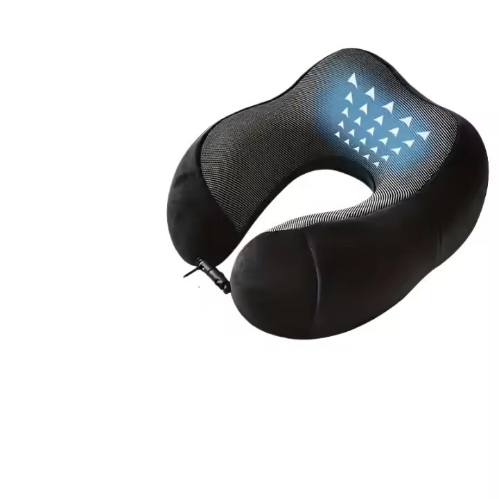 Viaje Relajante, Almohada de Viaje de Espuma Viscoelástica en Forma de U ComfortPlus - Recuperación Lenta, Soporte para el Cuello y Reposacabezas para Aviones y Siestas en la Oficina - 1