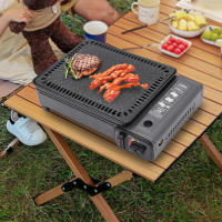 Campo a prueba de viento horno de carne camping picnic parrilla portátil para el hogar plato de carne - details 0