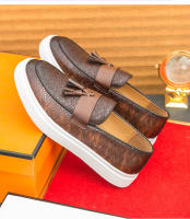 Zapatos de cuero de pie de moda, zapatos casuales de negocios con personalidad para hombres - details 16