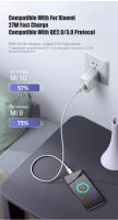 Cable USB Original para Xiaomi 11, 12, Samsung S22 Ultra, Huawei P30 Pro, Cargador USB C a tipo C, accesorios de carga rápida - details 3