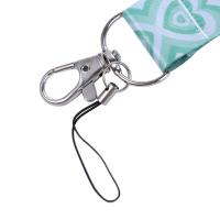 Llavero con cinta para correas, correa para teléfono móvil, soporte para etiqueta de nombre, cordón de corazón, correa para el cuello de amor, soporte para insignia, tarjeta de identificación, cuerda para colgar - details 8