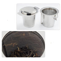 Colador de té de acero inoxidable 304 con tapa, Infusor de té resistente a altas temperaturas para el hogar - details 4