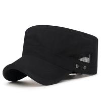Nuevo Gorra plana de poliéster con visera, sombrero ajustable de secado rápido para el sol, gorra transpirable con visera de verano para hombre - details 1