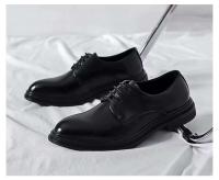 Zapatos de vestir para hombre de alta calidad, estilo informal de oficina de negocios, suaves y cómodos, Oxford formal de cuero de fibra ultrafina - details 5