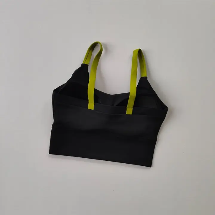 Sujetador Deportivo Transpirable A Prueba de Golpes Fitness Top de Yoga sin Costuras - 1