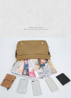 Bolsa de lona para hombre con gran capacidad, adecuada para ordenador portátil, candado, escuela, uso diario - details 6