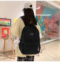 Mochila japonesa grande para estudiantes, sencilla y versátil, material de poliéster unisex, decoración de muñecas - details 5