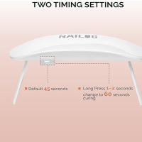 Lámpara LED Portátil Mini Secador de Manicura de Belleza para Uso Doméstico - details 3