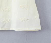 Vestido Mini Retro Beige de OUWU Estilo A-line Ajustado para Verano con Borlas Dulces - details 9