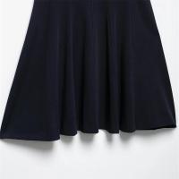 Vestido corto de corte A con material de lazo Forro de poliéster sin mangas - details 7