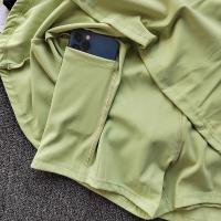 Falda Deportiva de Nylon para Mujer Pantalones Cortos de Yoga y Gimnasio con Bolsillos secado Rápido Ropa Deportiva para Entrenamiento - details 3