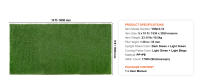 SucceBuy Alfombra de césped artificial - 35 mm de grosor, césped verde para decoración de patio y césped, fácil de limpiar, orificios de drenaje, ideal para el hogar en interiores y exteriores, tapetes para perros - details 6
