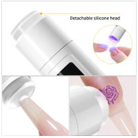 Mini lámpara portátil de mano con luz LED UV, recargable por USB, secador de secado rápido para curado de esmalte de uñas de Gel - details 3