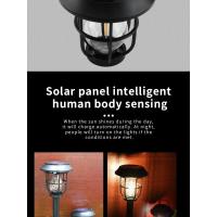Lámpara Solar de pared cálida de 3 modos para exteriores, jardín, patio, decoración impermeable, farola, detección de movimiento humano, linterna de luz cálida - details 3