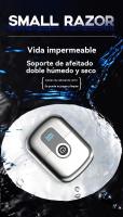 Nueva maquinilla de afeitar eléctrica recargable para hombres, cabezal magnético, mini maquinilla de afeitar portátil de lavado. - details 9