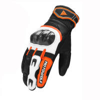 Guantes de Motocicleta de Cuero de Alta Calidad Touch Screen de Dedos Completos - details 3