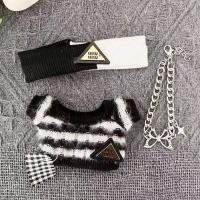 Traje con capucha, ropa de muñeca de algodón, dibujos animados Kawaii, sin atributos, ropa para muñecas, vestido encantador, accesorios para muñecas - details 7