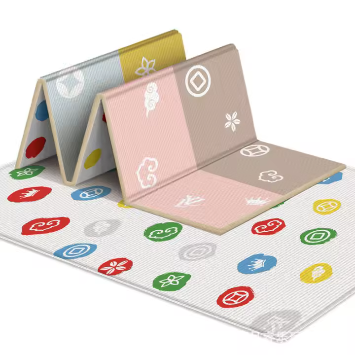 Alfombra de Juego Plegable para Bebés, 180x100, Impermeable, con Bolsa de Viaje Portátil, Libre de BPA - 1