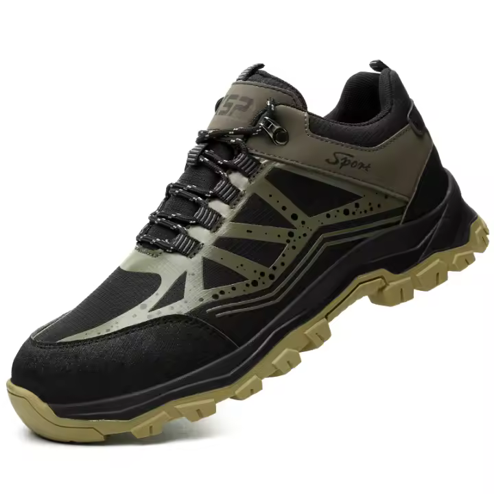 ZAPATOS DE TRABAJO protectores con punta de acero, calzado de seguridad indestructible, antideslizantes, ligeros, para hombre y mujer - 1