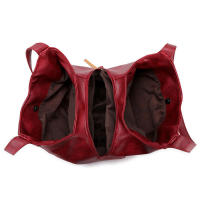 Bolso de mano para mujer de piel sintética suave de alta capacidad, diseño vintage, bolso de hombro con asa superior para mujer - details 26