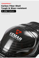 VEMAR-equipo de protección para motociclismo, rodilleras, juego de 4 piezas, rodilleras ligeras y transpirables, ciclismo todoterreno - details 3