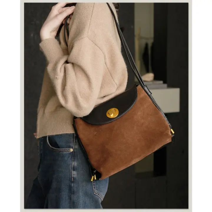 Bolso de mujer Bolso bandolera Bolso de sillín versátil para mujer Bolso de hombro Bolso de tendencia de nicho para mujer - 1