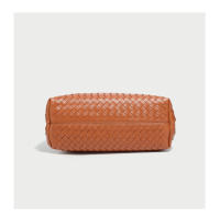 Nuevo Bolso popular Bolso de mano tejido con hebilla de cuerda de metal Bolso de hombro Bolso de mujer retro de gran capacidad átil - details 12