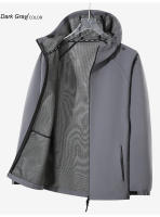 Chaqueta de Senderismo Impermeable Unisex CHRLCK A Prueba de Viento, Anti-embebellecer, Ideal para Acampar, Cazar, Correr, Trekking, Pesca - details 13