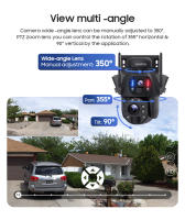 Cámara de Seguridad Solar SHIWOJIA 6MP 4G Panela Energética de 20W Zoom 20X Visión Nocturna - details 4