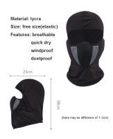 Mascarilla facial Anti-UV para motocicleta, pasamontañas transpirable de secado rápido, Sjaal Motorsiklet - details 1