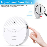 Sensor de Vibración para Ventanas y Puertas Inteligentes Sectyme Tuya WiFi 130dB Alarma de Seguridad para el Hogar Detector de Alarma de Ruptura de Vidrio - details 4