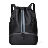 Bolsa de deporte impermeable con cordón para baloncesto, fútbol y otros deportes al aire libre, mochila de doble asa. - details 1