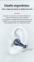 Auriculares Inalámbricos con Clip 2024, Auriculares Bluetooth 5.3 con Micrófono HD, HiFi Estéreo y Pantalla LED, Ajuste Cómodo, Carga Rápida USB-C, Auriculares para Deportes y Correr, Compatibles con Android, iPhone, Xiaomi, Samsung y Huawei - details 7