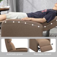 Silla de Relax Rebanable Manual Alta Comodidad en Sillón para Dormitorio y Oficina Carga de 150kg - details 14
