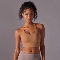 Top de mujer, cuello de chaleco Hai Yuga, decoración triul, deportes con espalda bonita, Top corto a prueba de golpes para - details 48