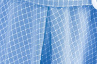 Elegante estilo de color en contraste a cuadros Hepburn con cinturilla fina, de gran tamaño - details 11