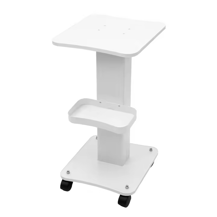 Carro de almacenamiento rodante, dispositivo de soporte organizador, giratorio de 360 °, equipo de SPA para salón de belleza - 1