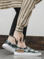 Men's Casual Shoes Four Seasons Breathable Canvas Shoes For Men Comfortable Flat Sneakers Man Vulcanize Shoes Outdoor Sneakers - details 9