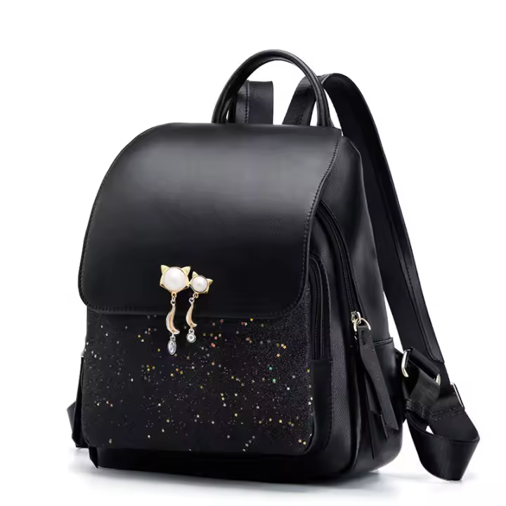 Marca FOXER, mochila de gran capacidad con cremallera de retales para mujer, nuevo diseño, bolsos universitarios para mujer, bolso de hombro de colegio para chicas adolescentes - 1