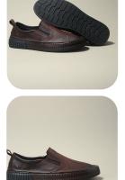 Zapatos de cuero de vaca puro de alta gama, cuero genuino, suela suave y transpirable de piel de vaca de primera capa. - details 7