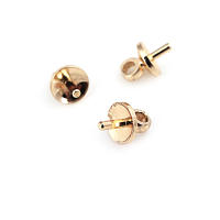 Cuentas de Perlas de Brasso Dorado 18K 40PCS Huecos Medios Suministros para Hacer Joyería DIY - details 19