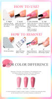 Set de Esmalte de Uñas DIY de 7 Piezas Diseño de Arte de Uñas Duradero con Gel UV - details 4