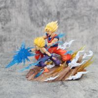 Figura de Son Goku, Kamehameha, Kakarotto Cell, Super Saiyan, modelo de decoración, estatua, muñeca, reg - details 20