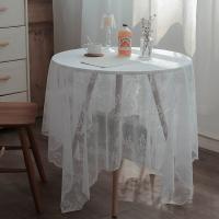 Mantel de Encaje Blanco Vintage Ideal para Hoteles, Bodas, Fiestas, Picnics - details 6